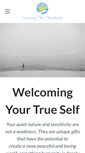 Mobile Screenshot of crossingthethreshold.net